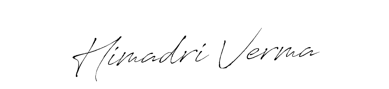 How to make Himadri Verma signature? Antro_Vectra is a professional autograph style. Create handwritten signature for Himadri Verma name. Himadri Verma signature style 6 images and pictures png