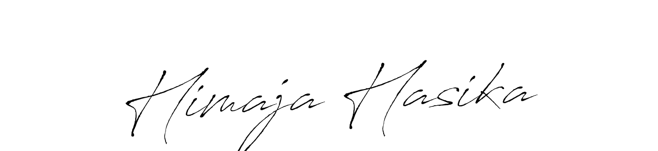 Design your own signature with our free online signature maker. With this signature software, you can create a handwritten (Antro_Vectra) signature for name Himaja Hasika. Himaja Hasika signature style 6 images and pictures png