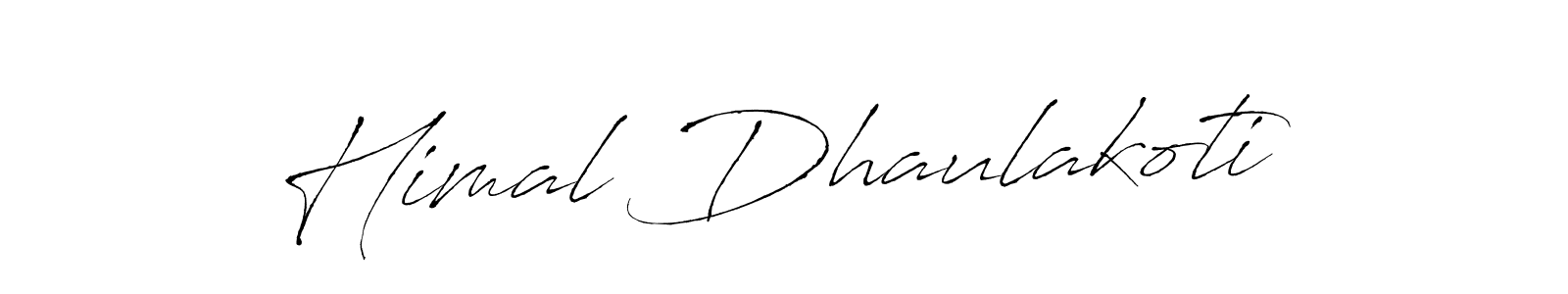 Use a signature maker to create a handwritten signature online. With this signature software, you can design (Antro_Vectra) your own signature for name Himal Dhaulakoti. Himal Dhaulakoti signature style 6 images and pictures png