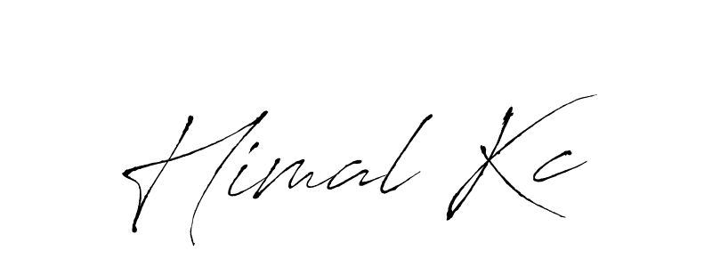 Use a signature maker to create a handwritten signature online. With this signature software, you can design (Antro_Vectra) your own signature for name Himal Kc. Himal Kc signature style 6 images and pictures png