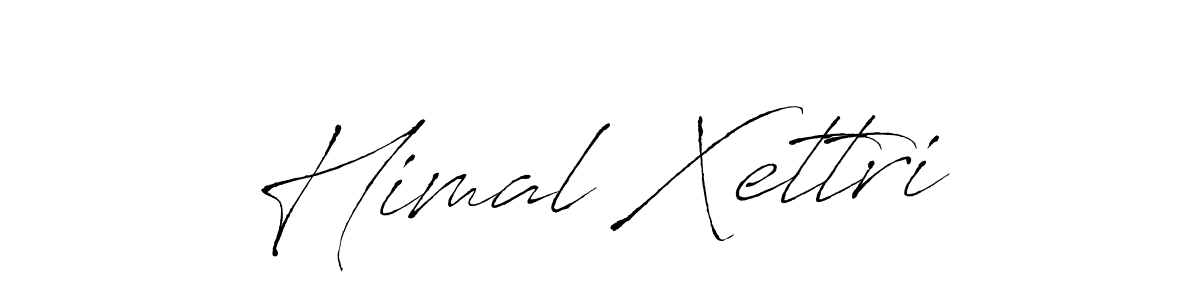 Make a beautiful signature design for name Himal Xettri. With this signature (Antro_Vectra) style, you can create a handwritten signature for free. Himal Xettri signature style 6 images and pictures png