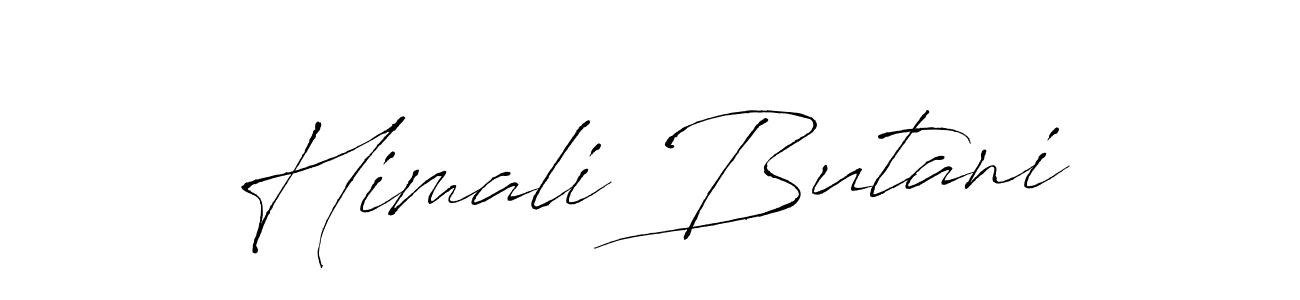 Make a beautiful signature design for name Himali Butani. With this signature (Antro_Vectra) style, you can create a handwritten signature for free. Himali Butani signature style 6 images and pictures png