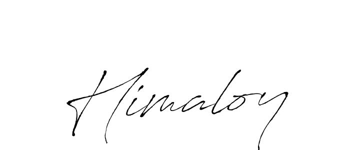 Use a signature maker to create a handwritten signature online. With this signature software, you can design (Antro_Vectra) your own signature for name Himaloy. Himaloy signature style 6 images and pictures png