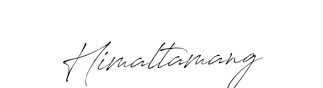 Make a beautiful signature design for name Himaltamang. With this signature (Antro_Vectra) style, you can create a handwritten signature for free. Himaltamang signature style 6 images and pictures png