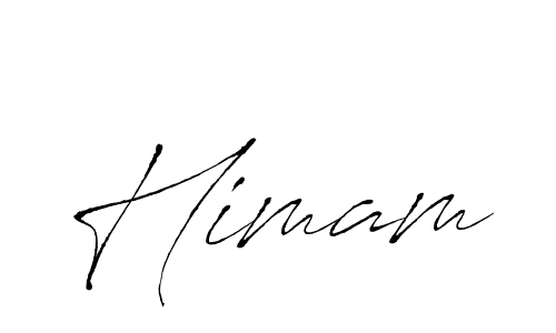 Himam stylish signature style. Best Handwritten Sign (Antro_Vectra) for my name. Handwritten Signature Collection Ideas for my name Himam. Himam signature style 6 images and pictures png