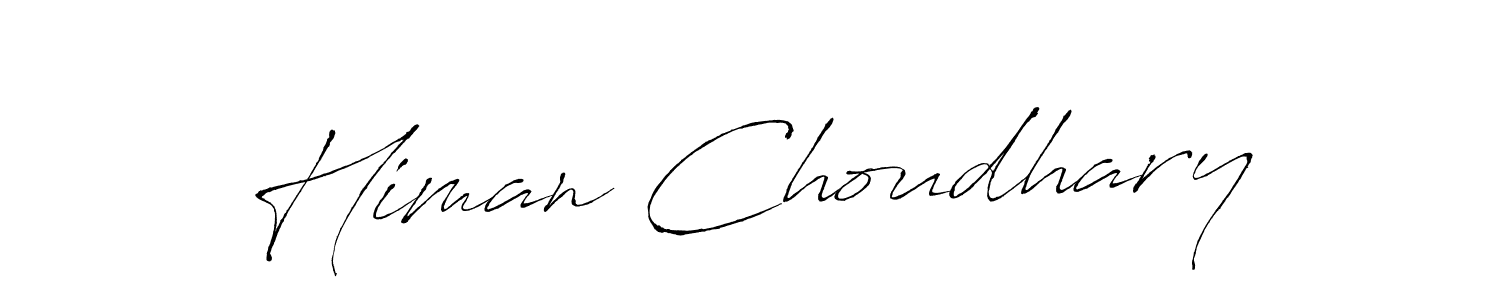 Use a signature maker to create a handwritten signature online. With this signature software, you can design (Antro_Vectra) your own signature for name Himan Choudhary. Himan Choudhary signature style 6 images and pictures png