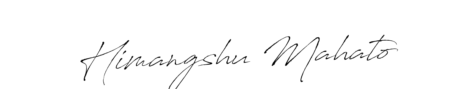 Make a beautiful signature design for name Himangshu Mahato. With this signature (Antro_Vectra) style, you can create a handwritten signature for free. Himangshu Mahato signature style 6 images and pictures png