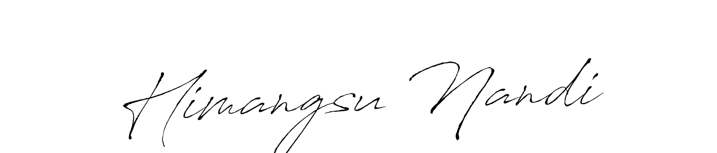 Himangsu Nandi stylish signature style. Best Handwritten Sign (Antro_Vectra) for my name. Handwritten Signature Collection Ideas for my name Himangsu Nandi. Himangsu Nandi signature style 6 images and pictures png