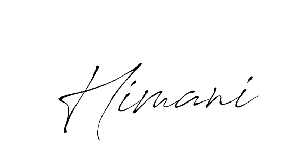 The best way (Antro_Vectra) to make a short signature is to pick only two or three words in your name. The name Himani include a total of six letters. For converting this name. Himani signature style 6 images and pictures png