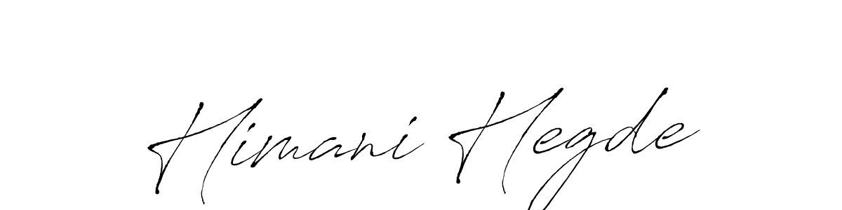 Antro_Vectra is a professional signature style that is perfect for those who want to add a touch of class to their signature. It is also a great choice for those who want to make their signature more unique. Get Himani Hegde name to fancy signature for free. Himani Hegde signature style 6 images and pictures png