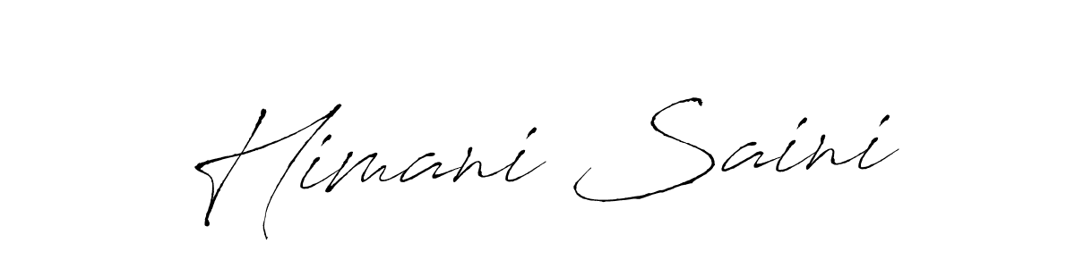 This is the best signature style for the Himani Saini name. Also you like these signature font (Antro_Vectra). Mix name signature. Himani Saini signature style 6 images and pictures png