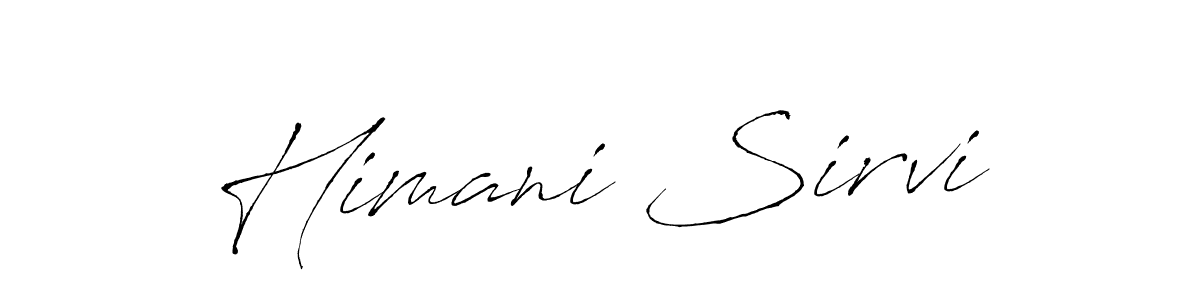 Create a beautiful signature design for name Himani Sirvi. With this signature (Antro_Vectra) fonts, you can make a handwritten signature for free. Himani Sirvi signature style 6 images and pictures png