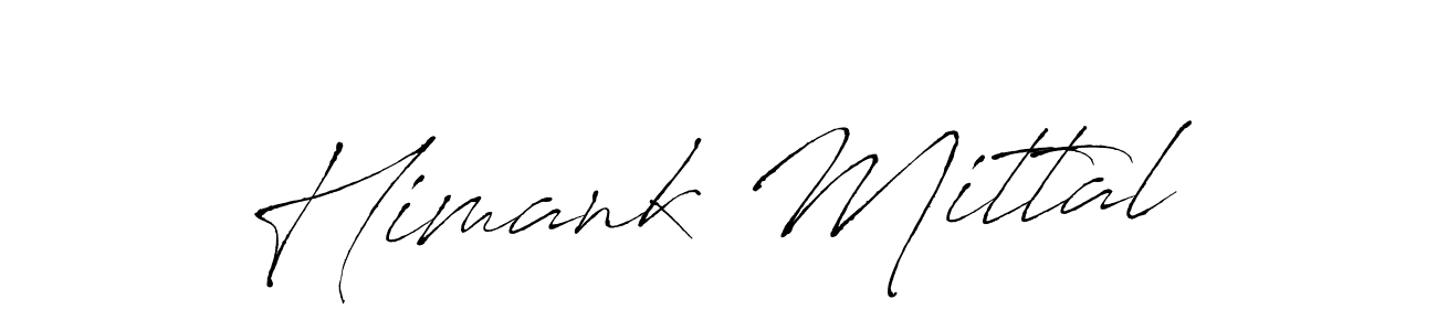 Design your own signature with our free online signature maker. With this signature software, you can create a handwritten (Antro_Vectra) signature for name Himank Mittal. Himank Mittal signature style 6 images and pictures png