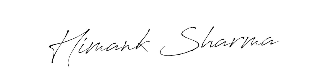 Himank Sharma stylish signature style. Best Handwritten Sign (Antro_Vectra) for my name. Handwritten Signature Collection Ideas for my name Himank Sharma. Himank Sharma signature style 6 images and pictures png
