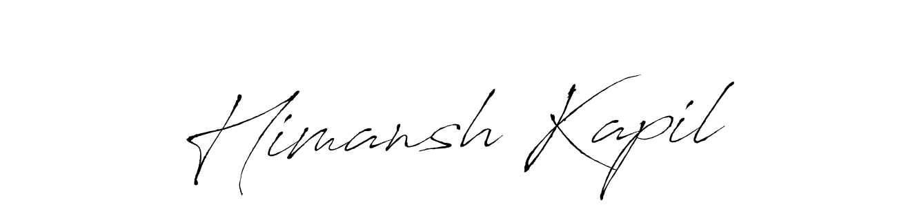 Also You can easily find your signature by using the search form. We will create Himansh Kapil name handwritten signature images for you free of cost using Antro_Vectra sign style. Himansh Kapil signature style 6 images and pictures png