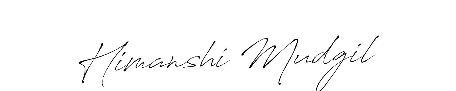 It looks lik you need a new signature style for name Himanshi Mudgil. Design unique handwritten (Antro_Vectra) signature with our free signature maker in just a few clicks. Himanshi Mudgil signature style 6 images and pictures png