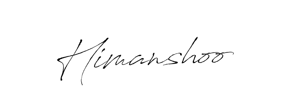 Create a beautiful signature design for name Himanshoo. With this signature (Antro_Vectra) fonts, you can make a handwritten signature for free. Himanshoo signature style 6 images and pictures png