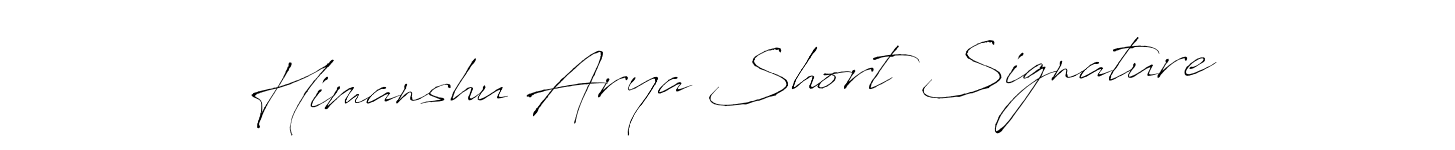 Also You can easily find your signature by using the search form. We will create Himanshu Arya Short Signature name handwritten signature images for you free of cost using Antro_Vectra sign style. Himanshu Arya Short Signature signature style 6 images and pictures png