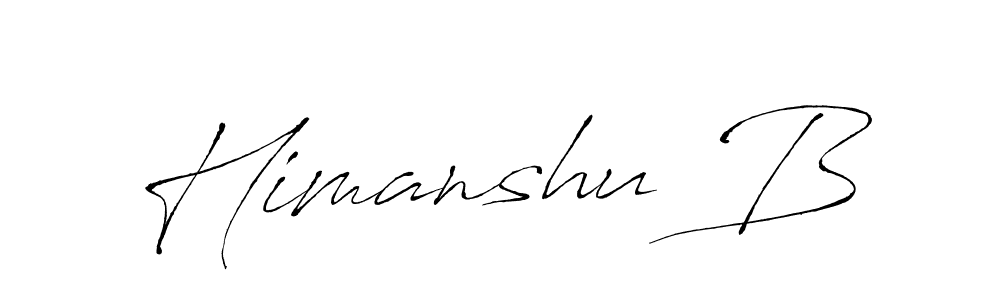 How to Draw Himanshu B signature style? Antro_Vectra is a latest design signature styles for name Himanshu B. Himanshu B signature style 6 images and pictures png