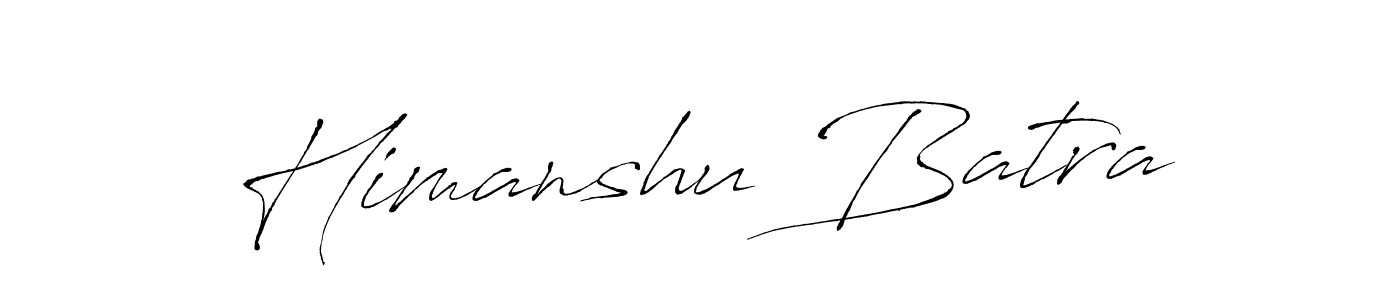 How to make Himanshu Batra signature? Antro_Vectra is a professional autograph style. Create handwritten signature for Himanshu Batra name. Himanshu Batra signature style 6 images and pictures png