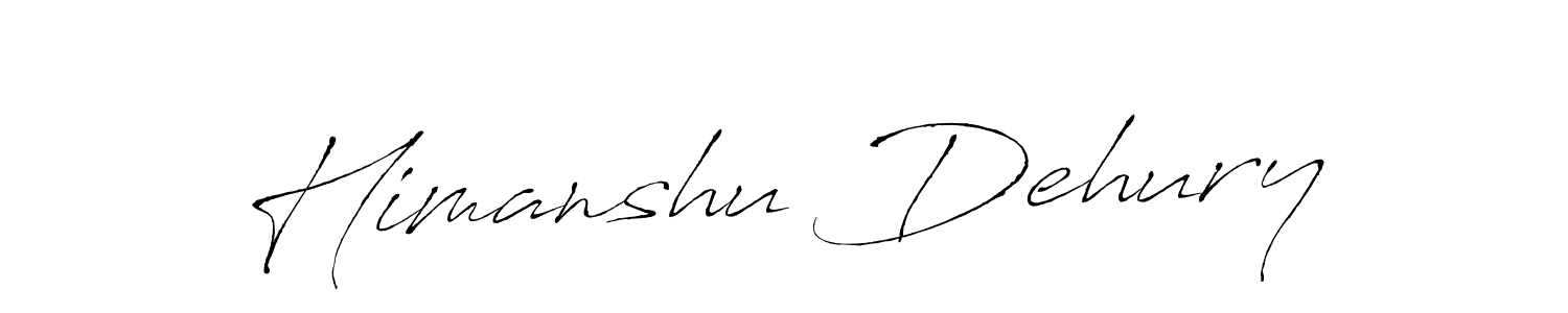 Himanshu Dehury stylish signature style. Best Handwritten Sign (Antro_Vectra) for my name. Handwritten Signature Collection Ideas for my name Himanshu Dehury. Himanshu Dehury signature style 6 images and pictures png