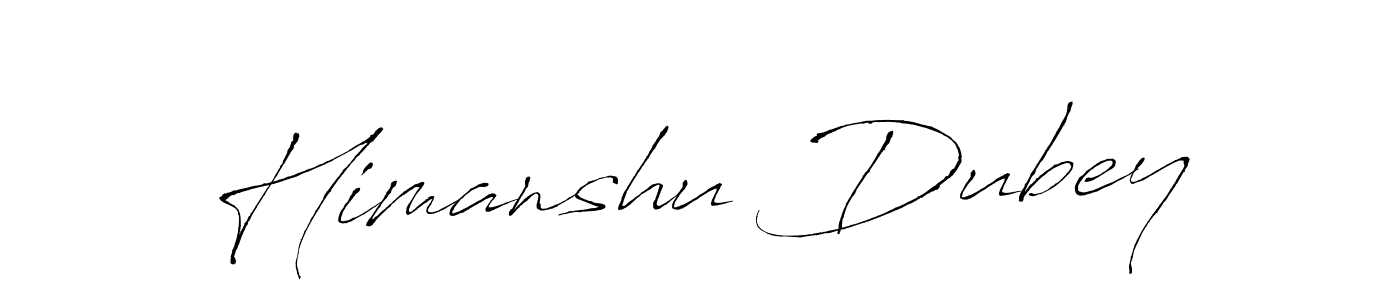 Make a beautiful signature design for name Himanshu Dubey. With this signature (Antro_Vectra) style, you can create a handwritten signature for free. Himanshu Dubey signature style 6 images and pictures png