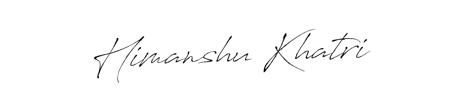 It looks lik you need a new signature style for name Himanshu Khatri. Design unique handwritten (Antro_Vectra) signature with our free signature maker in just a few clicks. Himanshu Khatri signature style 6 images and pictures png