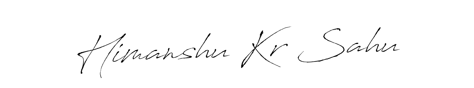 It looks lik you need a new signature style for name Himanshu Kr Sahu. Design unique handwritten (Antro_Vectra) signature with our free signature maker in just a few clicks. Himanshu Kr Sahu signature style 6 images and pictures png