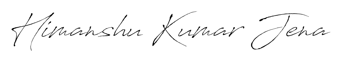 A timeless handwritten aesthetic for Himanshu Kumar Jena. The Antro_Vectra font gives your signature a handcrafted feel with natural curves. Himanshu Kumar Jena signature style 6 images and pictures png