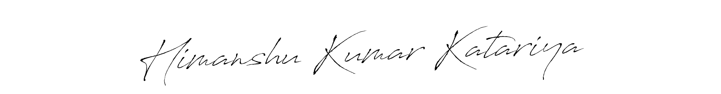 Antro_Vectra is a professional signature style that is perfect for those who want to add a touch of class to their signature. It is also a great choice for those who want to make their signature more unique. Get Himanshu Kumar Katariya name to fancy signature for free. Himanshu Kumar Katariya signature style 6 images and pictures png