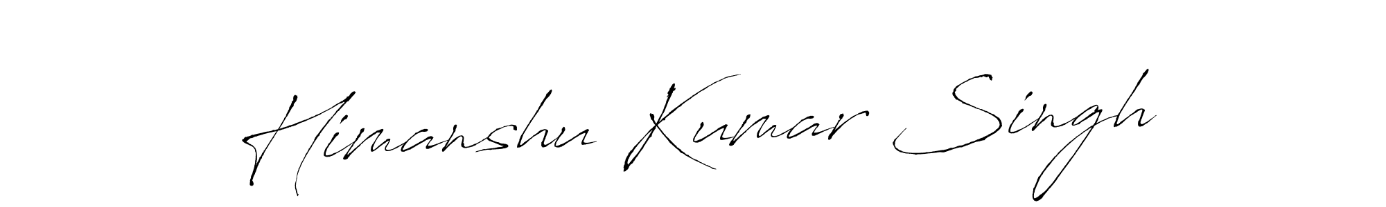 Also we have Himanshu Kumar Singh name is the best signature style. Create professional handwritten signature collection using Antro_Vectra autograph style. Himanshu Kumar Singh signature style 6 images and pictures png