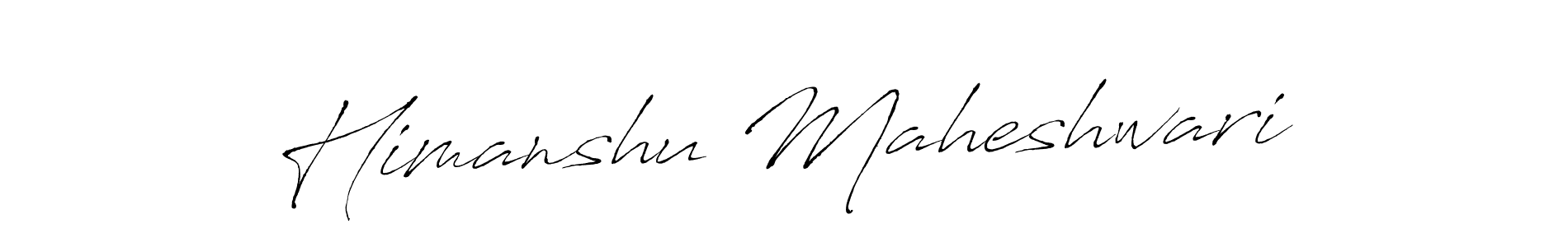 How to make Himanshu Maheshwari signature? Antro_Vectra is a professional autograph style. Create handwritten signature for Himanshu Maheshwari name. Himanshu Maheshwari signature style 6 images and pictures png