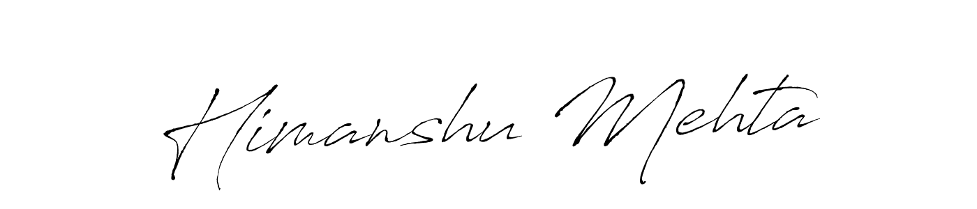 Himanshu Mehta stylish signature style. Best Handwritten Sign (Antro_Vectra) for my name. Handwritten Signature Collection Ideas for my name Himanshu Mehta. Himanshu Mehta signature style 6 images and pictures png