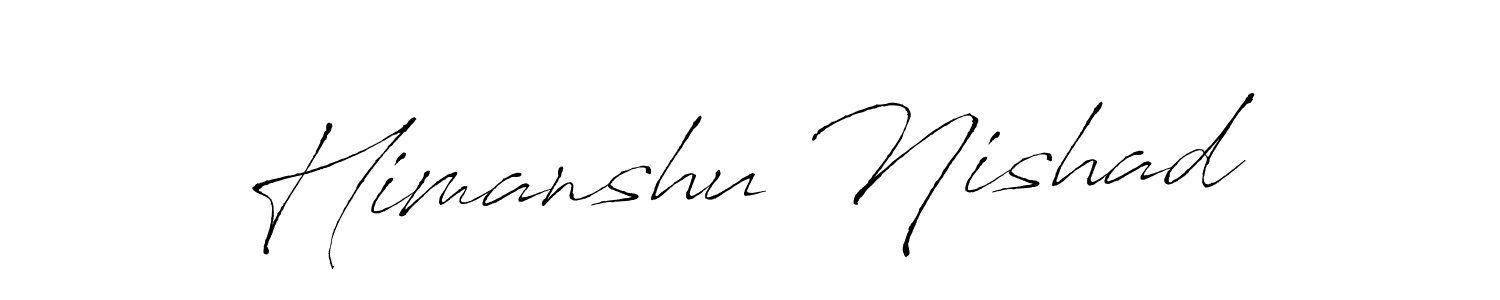 Also we have Himanshu Nishad name is the best signature style. Create professional handwritten signature collection using Antro_Vectra autograph style. Himanshu Nishad signature style 6 images and pictures png