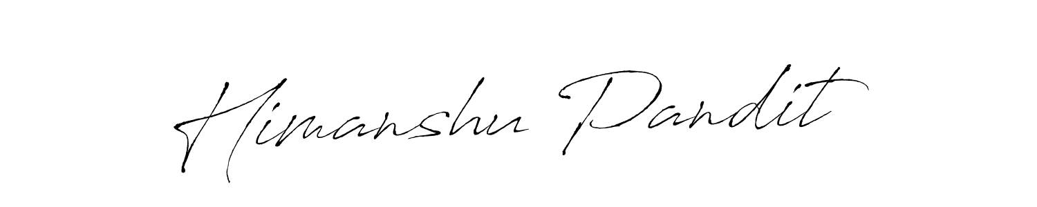 It looks lik you need a new signature style for name Himanshu Pandit. Design unique handwritten (Antro_Vectra) signature with our free signature maker in just a few clicks. Himanshu Pandit signature style 6 images and pictures png