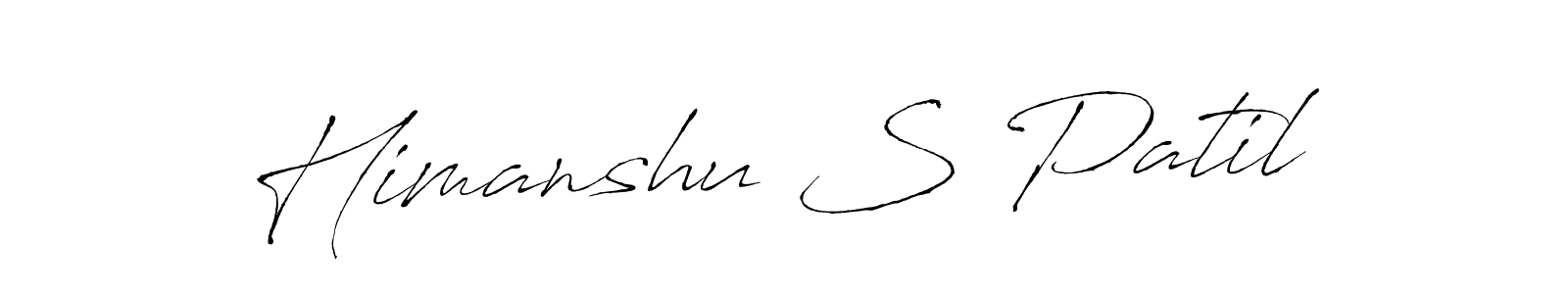 You should practise on your own different ways (Antro_Vectra) to write your name (Himanshu S Patil) in signature. don't let someone else do it for you. Himanshu S Patil signature style 6 images and pictures png