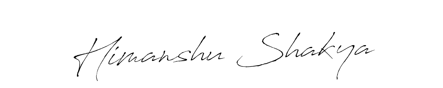 Himanshu Shakya stylish signature style. Best Handwritten Sign (Antro_Vectra) for my name. Handwritten Signature Collection Ideas for my name Himanshu Shakya. Himanshu Shakya signature style 6 images and pictures png
