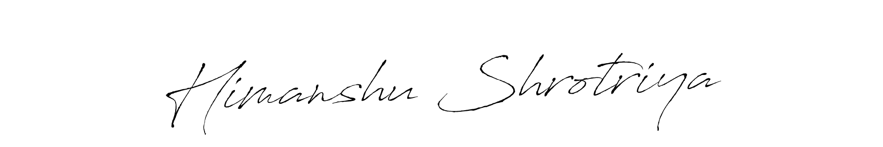 Make a beautiful signature design for name Himanshu Shrotriya. Use this online signature maker to create a handwritten signature for free. Himanshu Shrotriya signature style 6 images and pictures png