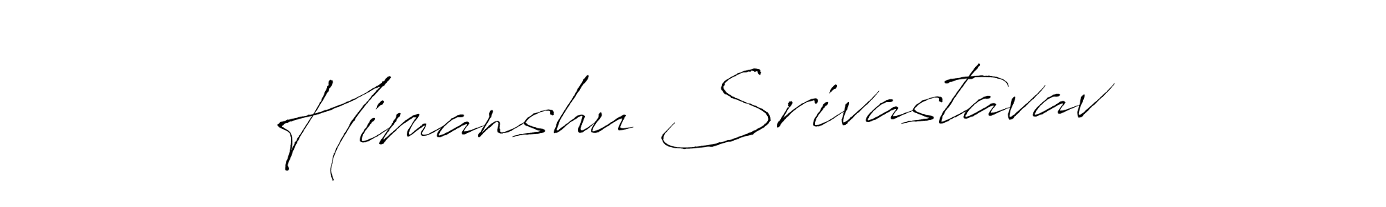 Design your own signature with our free online signature maker. With this signature software, you can create a handwritten (Antro_Vectra) signature for name Himanshu Srivastavav. Himanshu Srivastavav signature style 6 images and pictures png