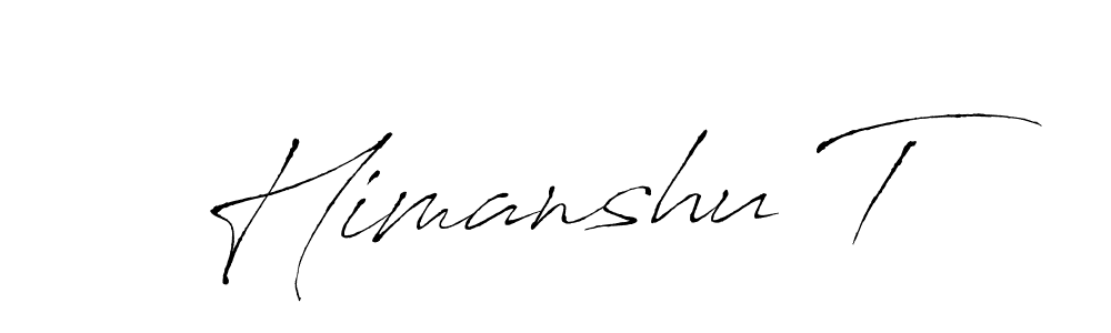 Best and Professional Signature Style for Himanshu T. Antro_Vectra Best Signature Style Collection. Himanshu T signature style 6 images and pictures png