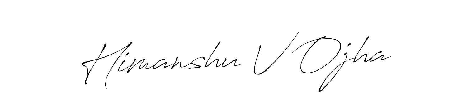 if you are searching for the best signature style for your name Himanshu V Ojha. so please give up your signature search. here we have designed multiple signature styles  using Antro_Vectra. Himanshu V Ojha signature style 6 images and pictures png