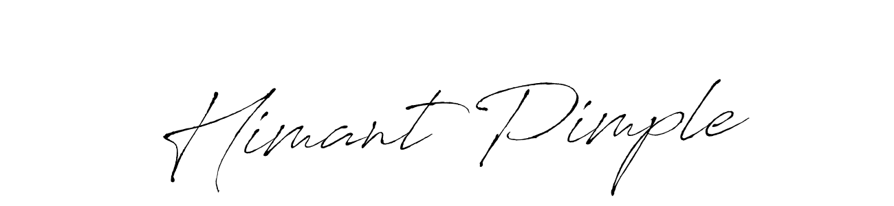 How to make Himant Pimple name signature. Use Antro_Vectra style for creating short signs online. This is the latest handwritten sign. Himant Pimple signature style 6 images and pictures png