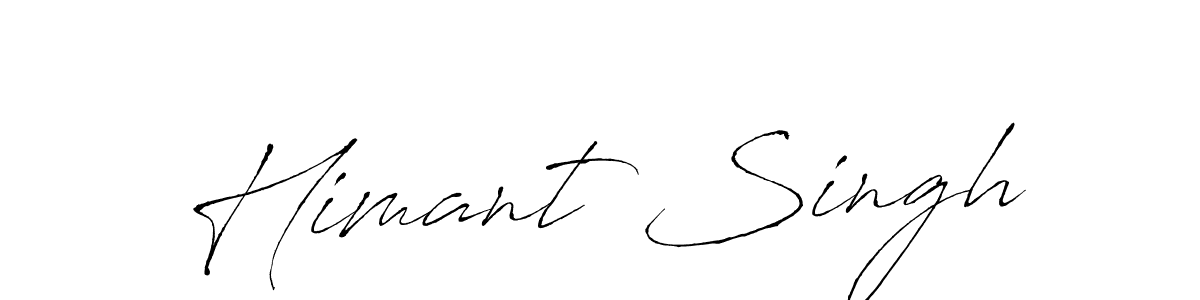 Make a beautiful signature design for name Himant Singh. Use this online signature maker to create a handwritten signature for free. Himant Singh signature style 6 images and pictures png