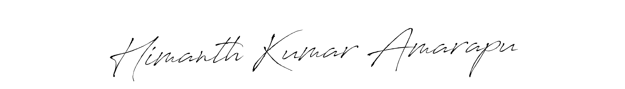 Also You can easily find your signature by using the search form. We will create Himanth Kumar Amarapu name handwritten signature images for you free of cost using Antro_Vectra sign style. Himanth Kumar Amarapu signature style 6 images and pictures png