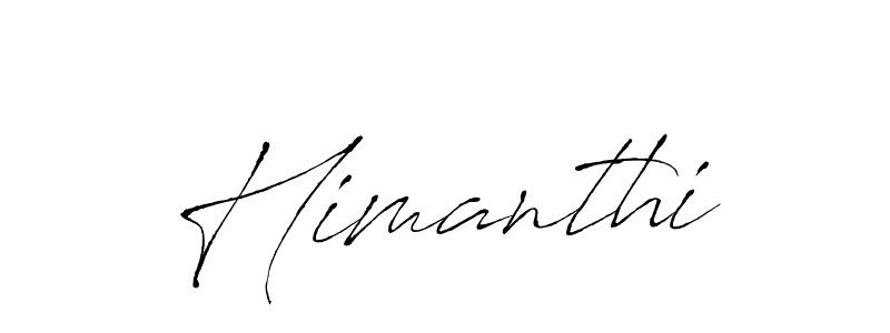 Design your own signature with our free online signature maker. With this signature software, you can create a handwritten (Antro_Vectra) signature for name Himanthi. Himanthi signature style 6 images and pictures png