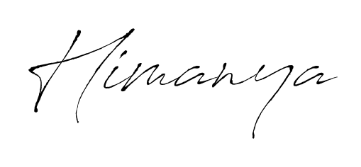 A sleek calligraphic signature for name Himanya utilizing Antro_Vectra styling. Great for adding personal signatures to photos and art. Himanya signature style 6 images and pictures png