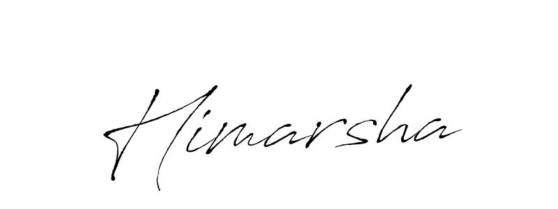 Design your own signature with our free online signature maker. With this signature software, you can create a handwritten (Antro_Vectra) signature for name Himarsha. Himarsha signature style 6 images and pictures png