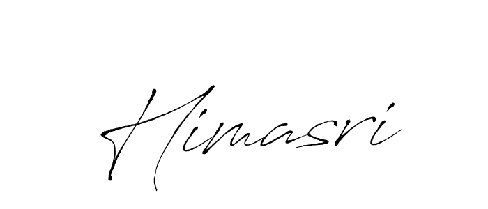 How to make Himasri signature? Antro_Vectra is a professional autograph style. Create handwritten signature for Himasri name. Himasri signature style 6 images and pictures png