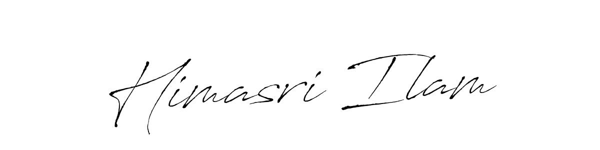 You should practise on your own different ways (Antro_Vectra) to write your name (Himasri Ilam) in signature. don't let someone else do it for you. Himasri Ilam signature style 6 images and pictures png