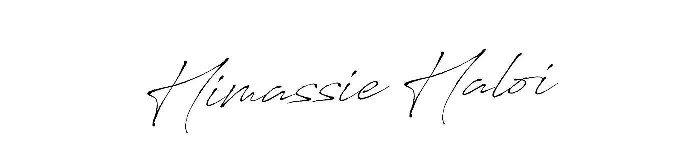 Himassie Haloi stylish signature style. Best Handwritten Sign (Antro_Vectra) for my name. Handwritten Signature Collection Ideas for my name Himassie Haloi. Himassie Haloi signature style 6 images and pictures png
